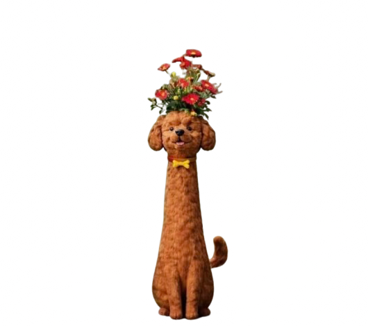 Petal Dog Vases
