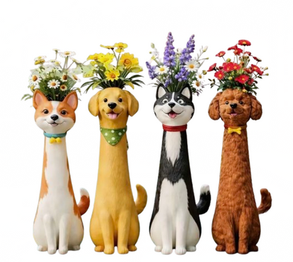 Petal Dog Vases